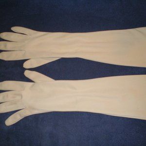 Vintage 50's/60's Cream Colored Long Dress Gloves